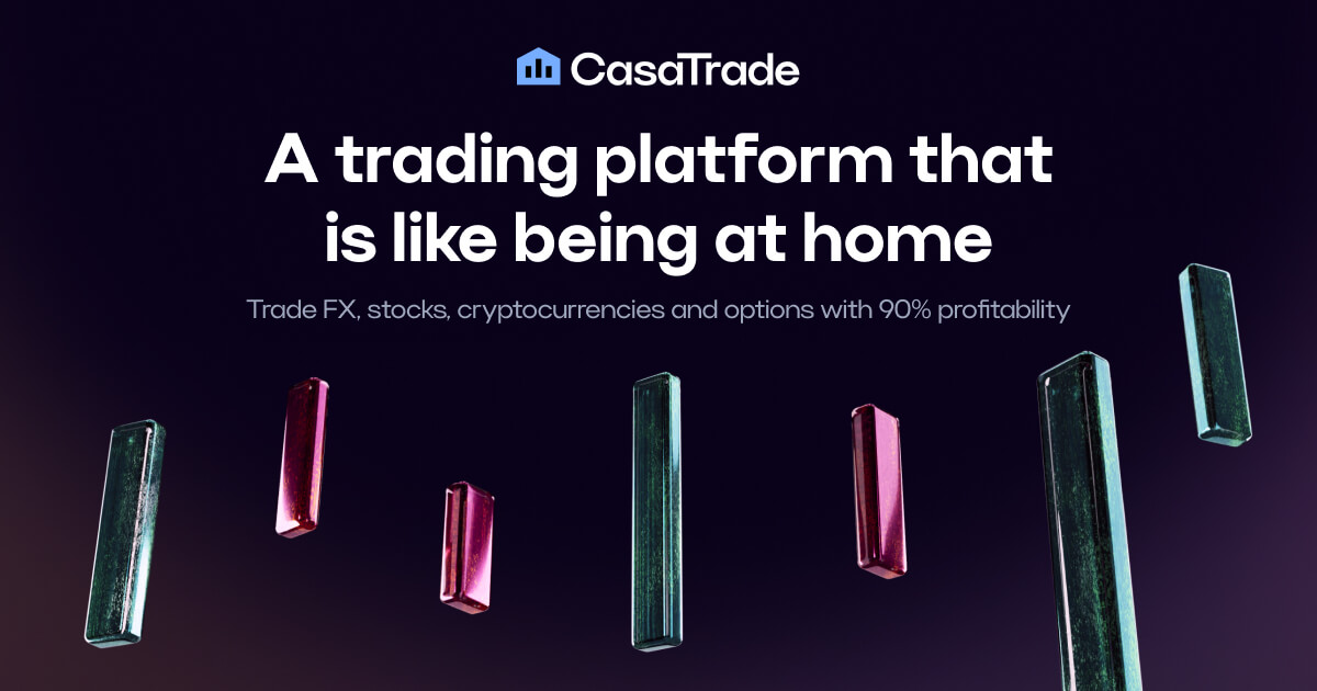Interface da Plataforma Casatrade - Dashboard de Trading